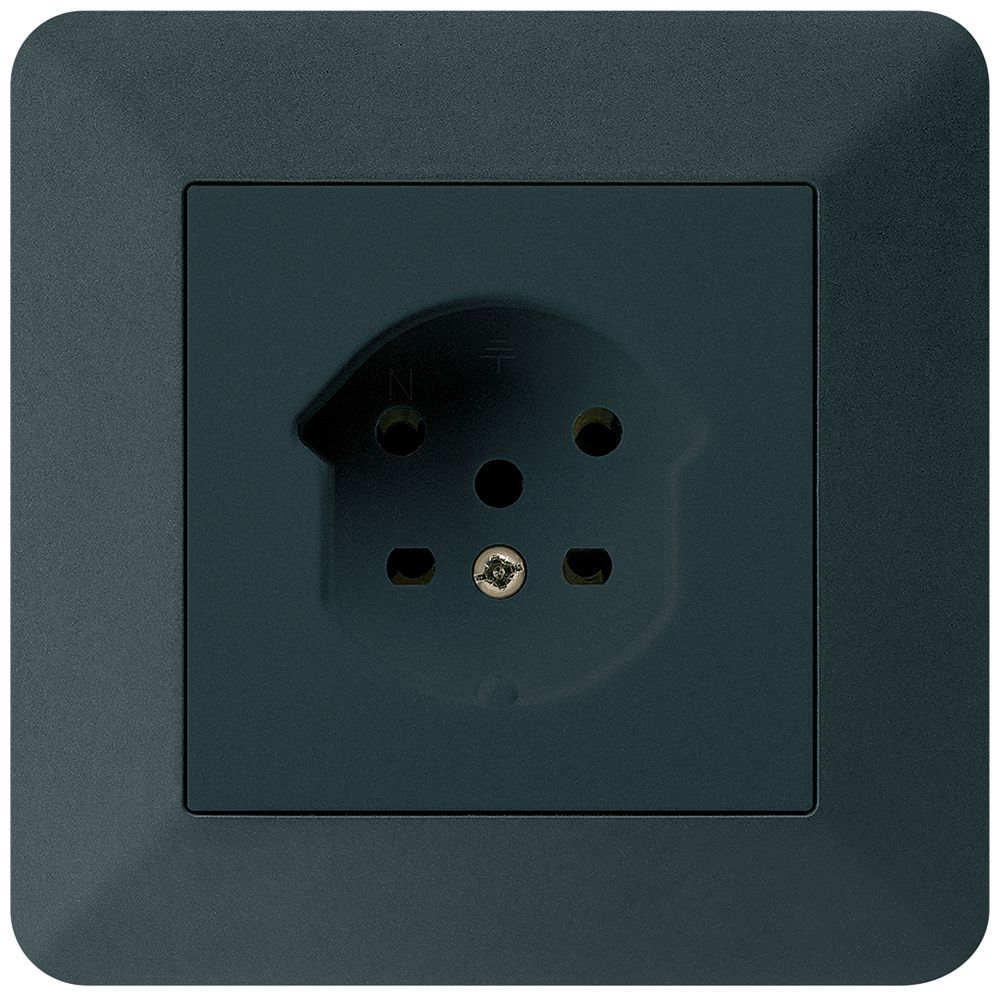 Prise ENC kallysto.trend T15 noir bornes à vis