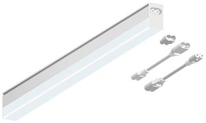 LED-Lichtleiste Siteco Batten Buchse 16W 2000lm 830/840/850 1180mm Silber