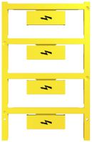 Warnschild Symbole horizontal 5mm gelb 16mm² 32Stk