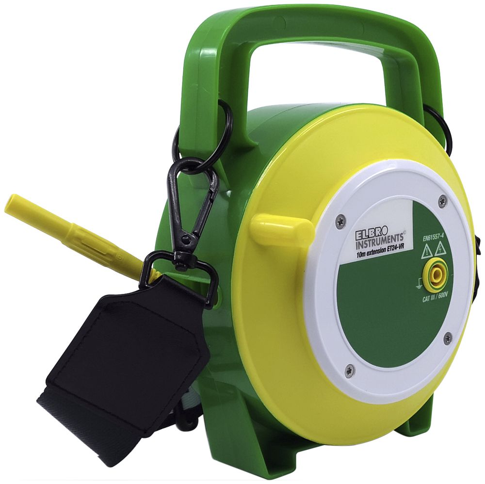 Système de dévidage de câble ELBRO ET24-VR pour ET24-10/20 jaune CATIII 600V 10m