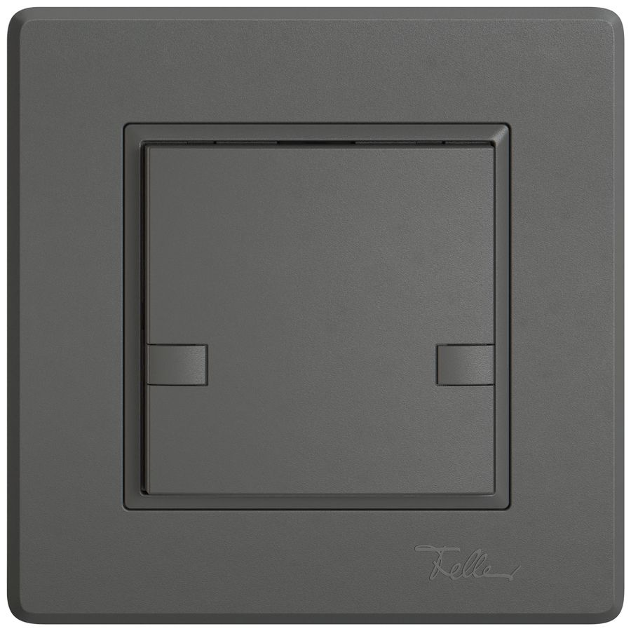 Poussoir universel ENC EDIZIO.liv UNI SNAPFIX® s.LED 1× comm.2T grf