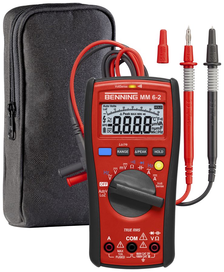 Digital-Multimeter Benning MM 6-2 1000VUC 10A 40MΩ Cat IV 600V