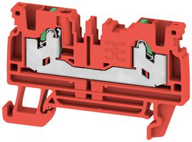 Durchgangs-Reihenklemme WM S2C 2.5mm² 24A 800V Feder 2×1 TH35 rt