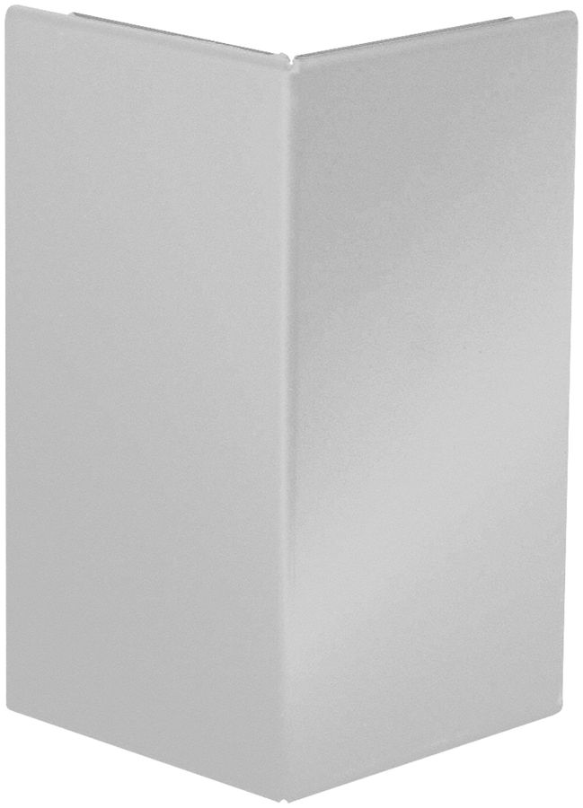 Cache pour angle extérieur 120mm gris clair