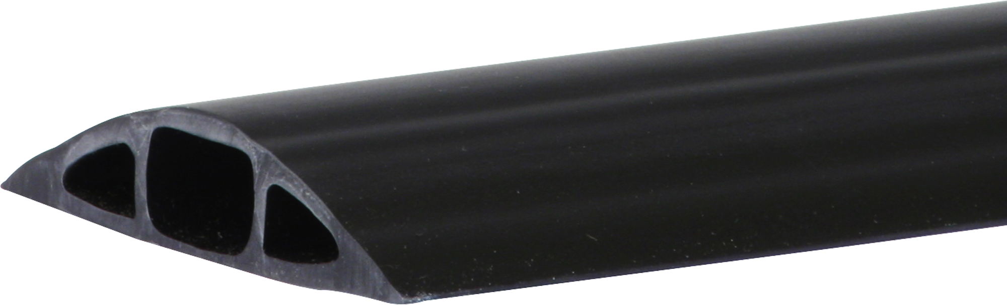 Seuil en caoutchouc 76×17mm 1.5m noir