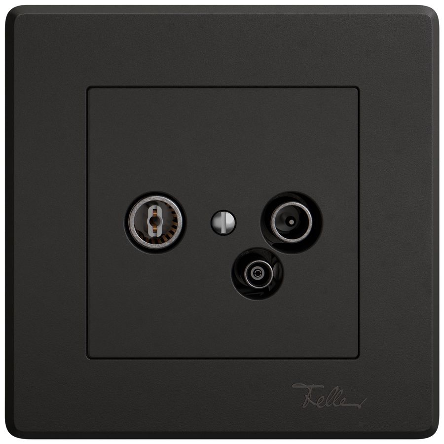 UP-Antennendose TV-R-Daten EDIZIO.liv SNAPFIX® 11dB sz