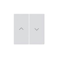 Faccia pulsante per tapparelle KNX Hager BA kallysto Z doppio bianco