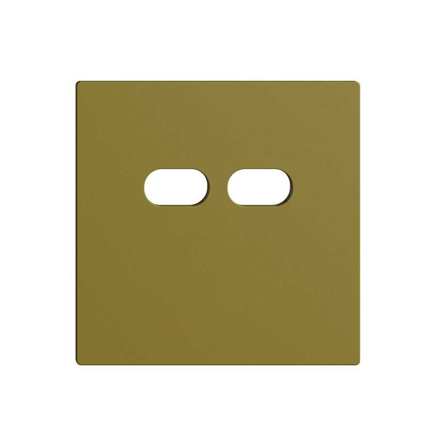 Montageset Feller EDIZIOdue für Steckdose USB 18W 2×Typ C olive