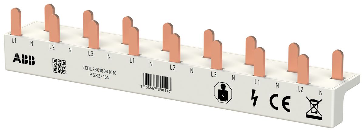 Kammschiene ABB FlexLine 3LN 10mm² 63A 142.9mm