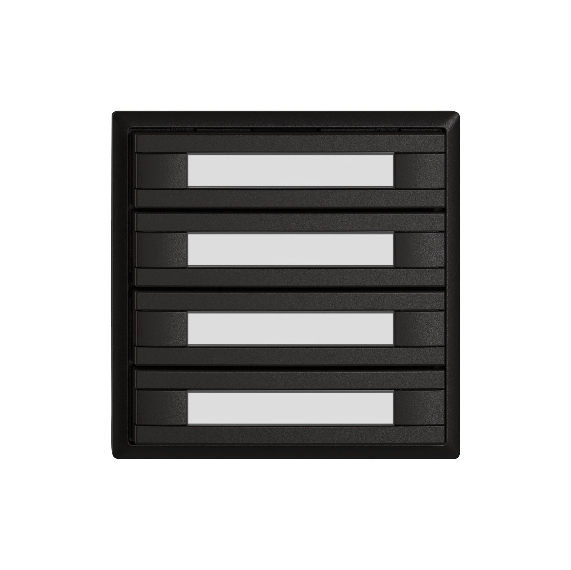 Pulsante KNX RGB EDIZIO.liv SNAPFIX® sensore temp.s.LED targ.4× com.2T ne