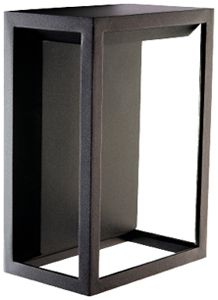 Applique LED SG Fagernes 9W 270lm 2700K IP44 VAR 160×100×224mm noir