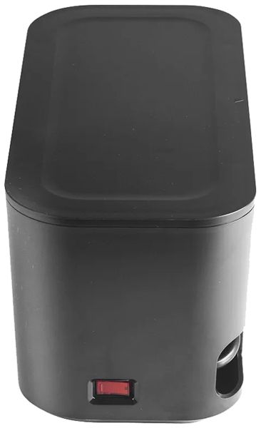 Prise multiple A. Steffen Cable Organizer Box avec interrupteur 5×T13 noir