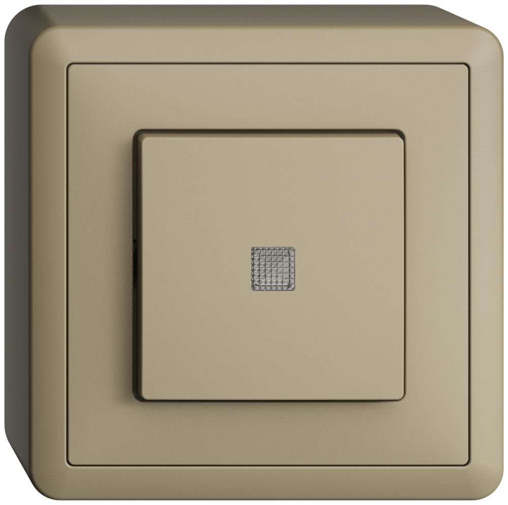 Poussoir AP EDIZIOdue LED jaune ARL sand