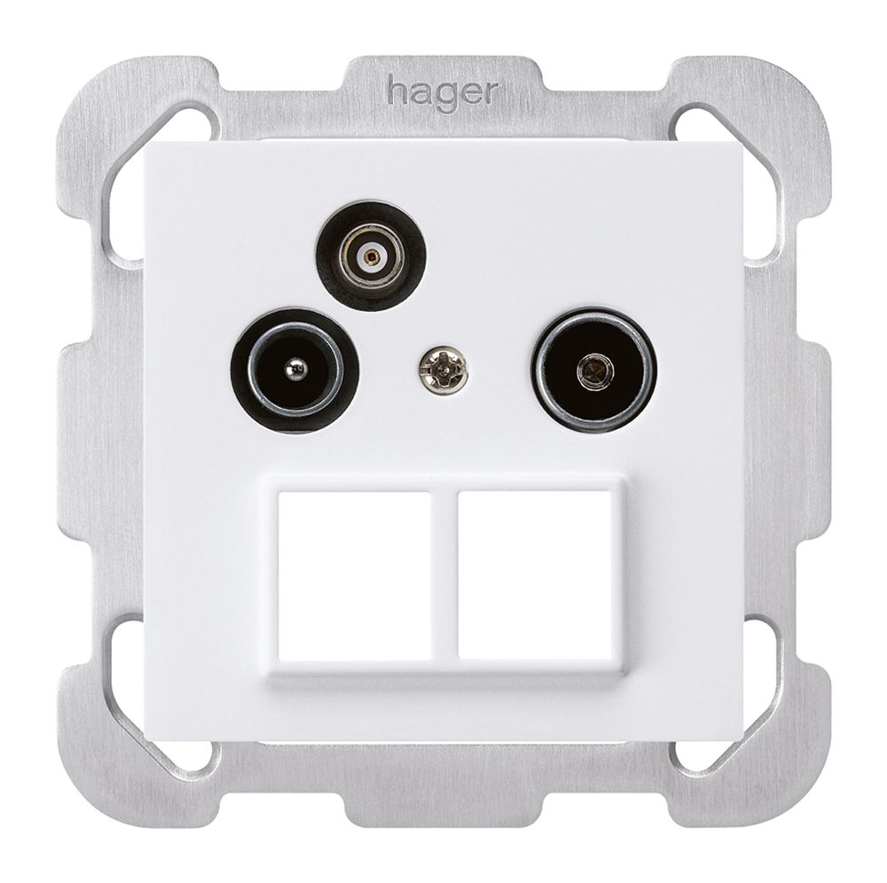 UP-Antennendose R/TV-Daten HMS kallysto B 19dB weiss