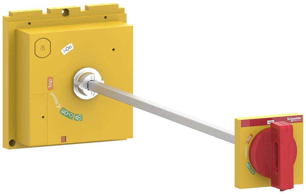 Commande rotative avec embrayage pour ComPacT NSX400…630, IP55 rouge/jaune