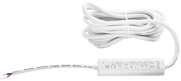 Alimentation LED SG Nano 4.2W OUT:3…12V 350mA VAR 90×23×19.6mm