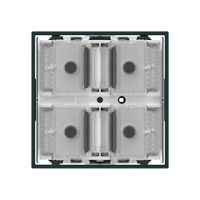 Pulsante KNX KAL p.4×tasti 4×punti azionamento LED nero