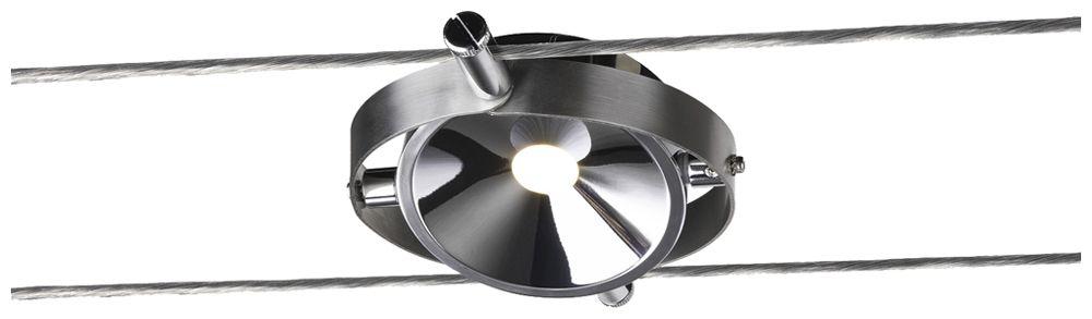 Spot LED SLV TENSEO DURNO 6W 360lm 2700K Ø125×26.5mm chrome