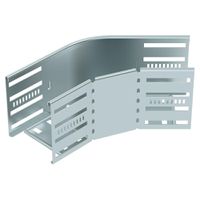 Coude BET RB 45° 110×100mm acier zingué en continu