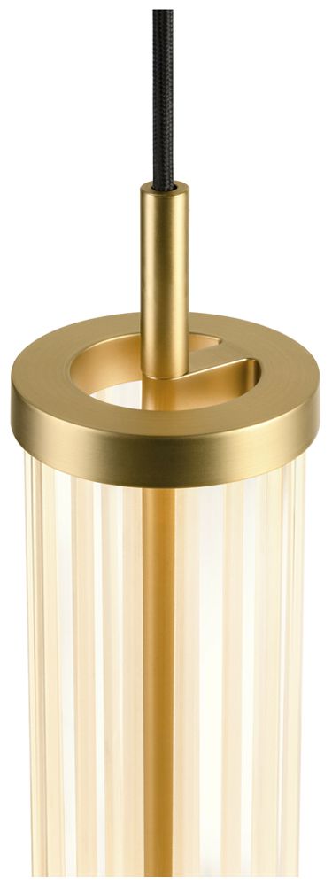 LED-Pendelleuchte SLV QUIMERA 8.2W 310lm 927…930 DIM Ø76×470mm Messing