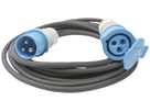 Cavo di prolunga Steffen GdV 3×2.5mm² 10m CEE16/CEE16 per l'industria nero
