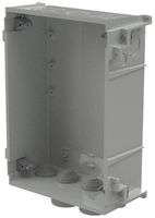 Einlasskasten R&S zu ENC 60/160, gefüllt m.Styropor, 2×Ø90/82mm, 1×Ø60mm, 2×M32