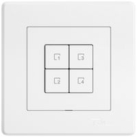 Commande pour poussoir scènes ENC EDIZIO.liv Wiser SNAPFIX® 4 scènes WLAN 4T bc