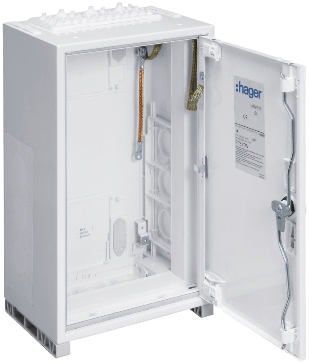 Armoire murale Hager univers avec porte CP I IP54 550×650×205mm