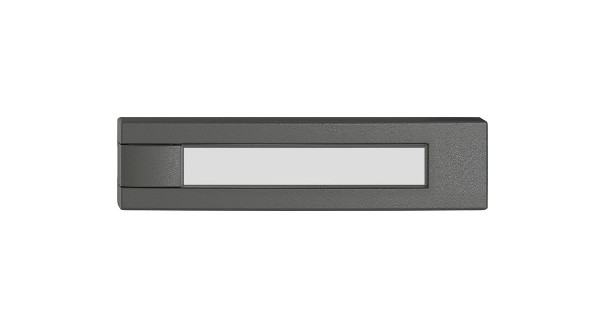 Poussoir 1/4 EDIZIO.liv SNAPFIX® p.KNX&UNI s.LED a.étiquette comm.1touch.grf