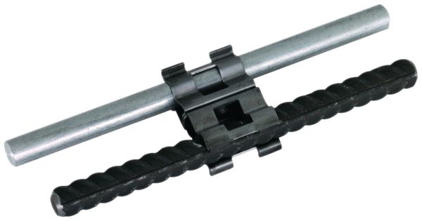 Parallelverbinder DEHNclip für Rundleiter 8…9/10mm Stahl/blank