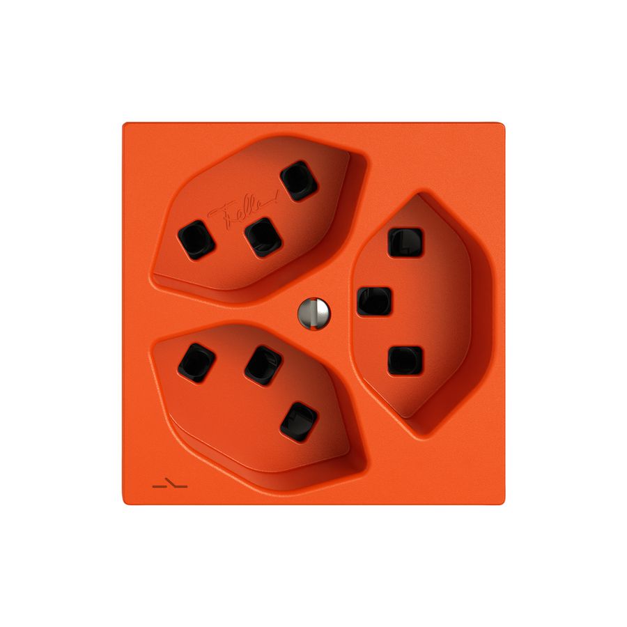 Steckdose EDIZIO.liv SNAPFIX® 3×T23 1×S or