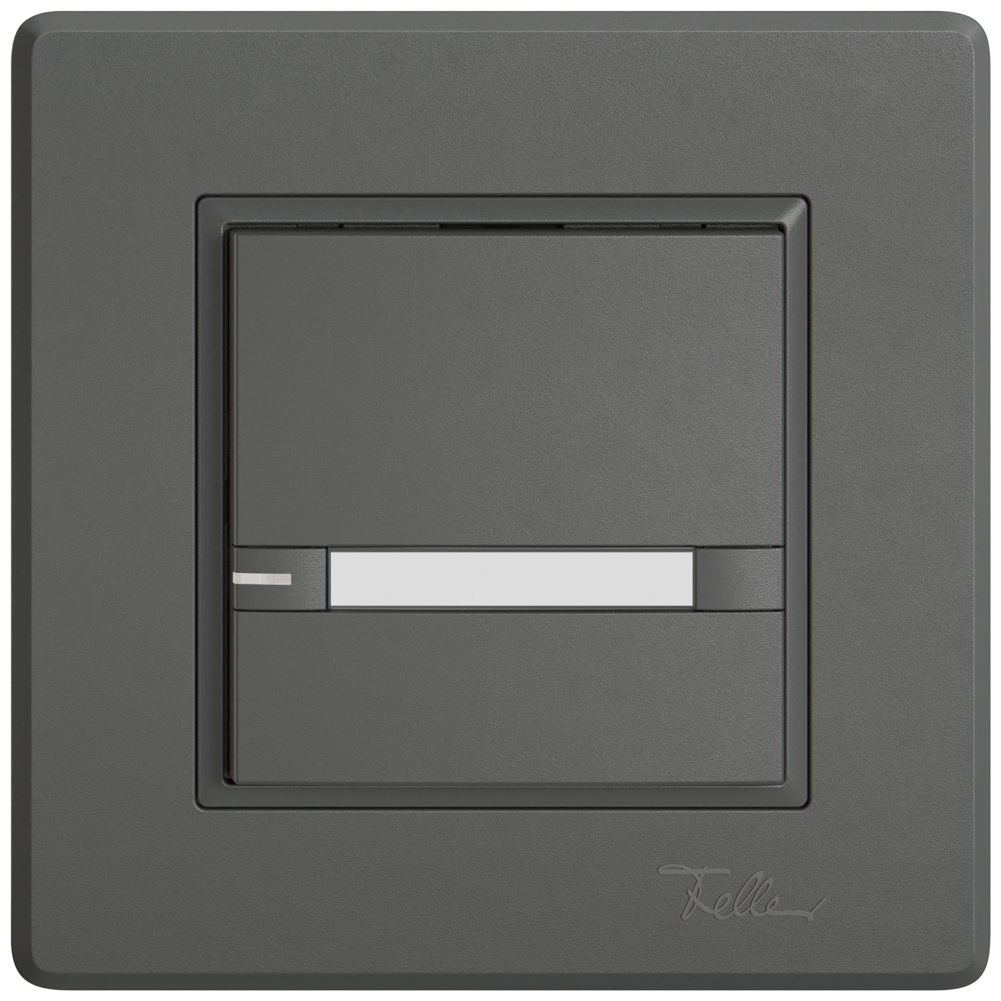 UP-Universaltaster EDIZIO.liv UNI SNAPFIX® m.LED RGB 1× 2-Tbed.Pap.dgu