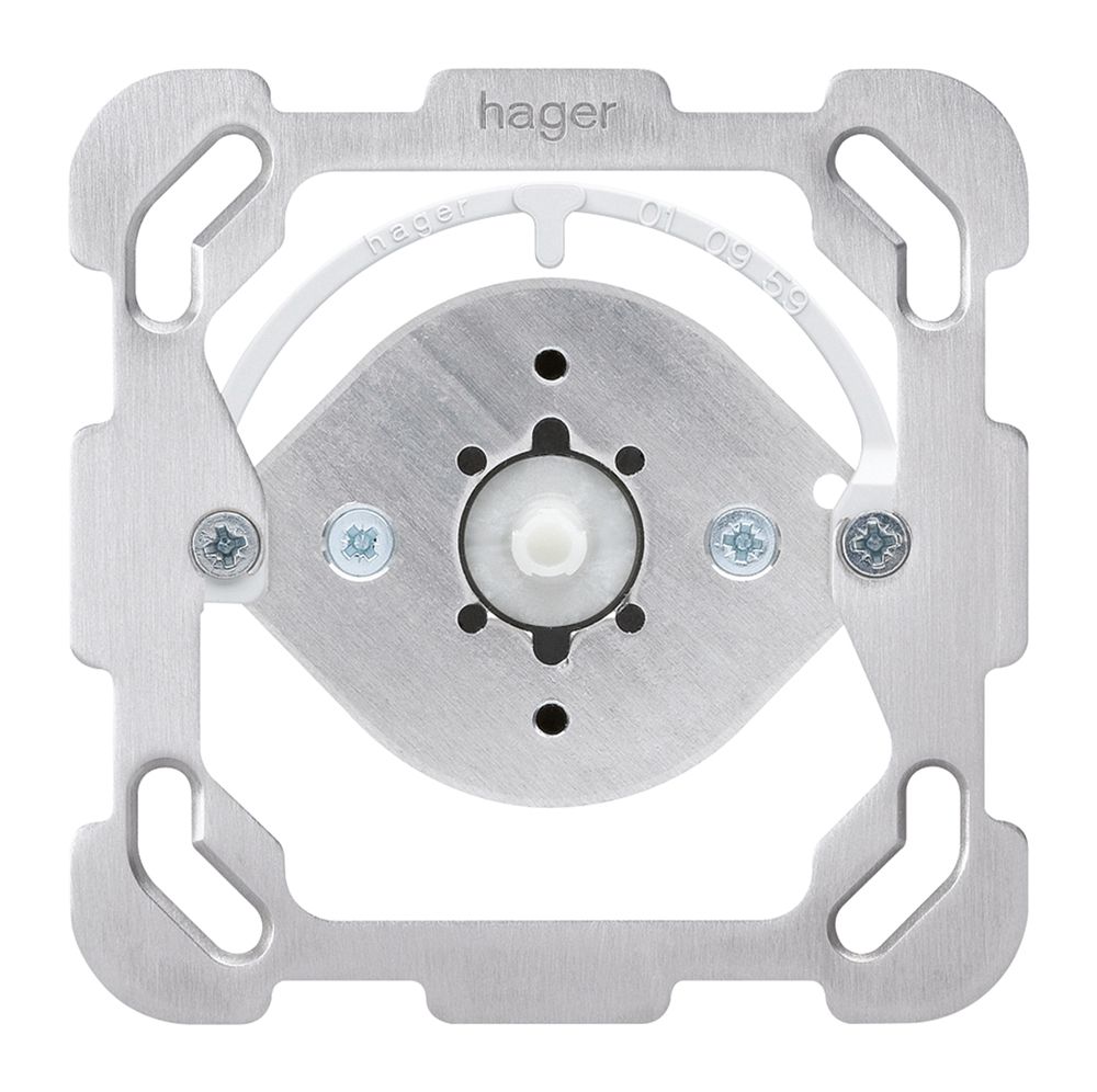 Einsatz Drehschalter Hager S1/1L mit Befestigungsplatte