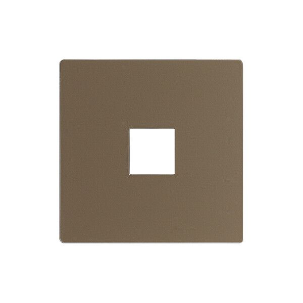 Frontplatte EDIZIOdue elegance für 1×Taster hazel