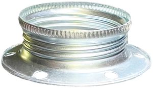 Schraubring Elektrogros E14 42.5×11mm weiss verzinkt