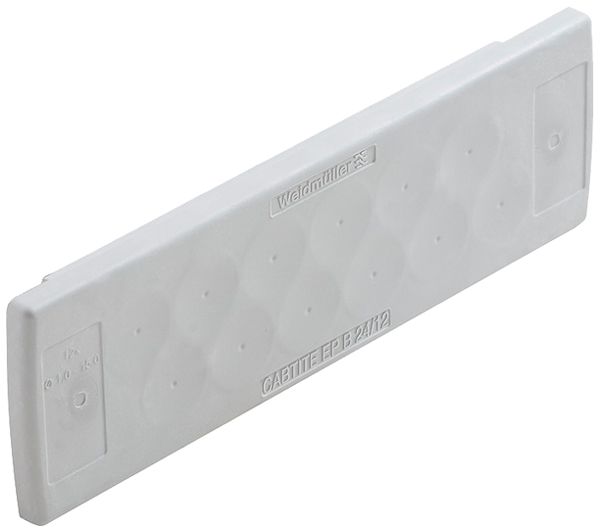 Plaque passe-câbles WM CABTITE EP B 24/12 142×44×12mm TPE gris