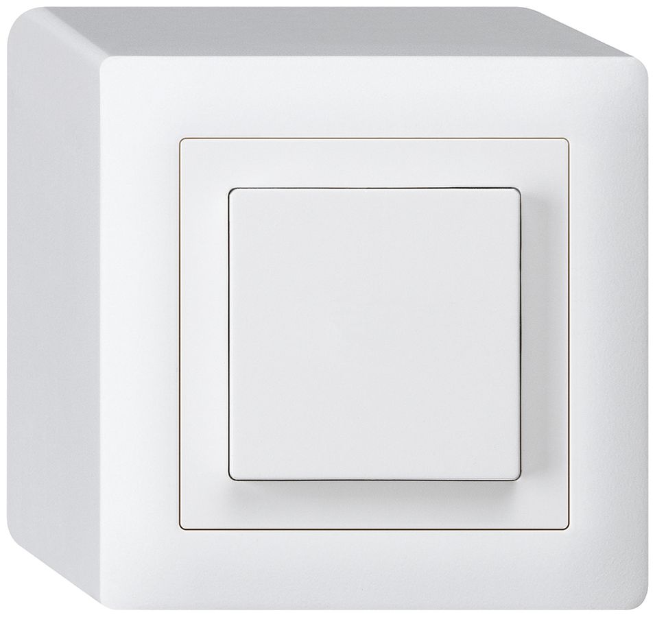 Interrupteur à poussoir AP kallysto 6/1L blanc