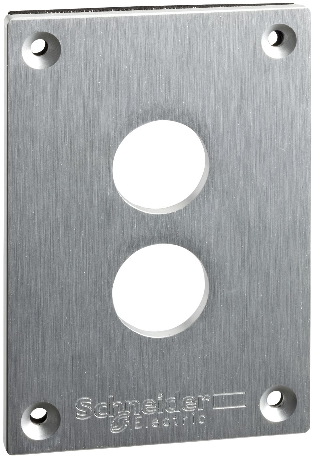 EB-Platte Schneider Electric 72×105mm 2 Bohrungen