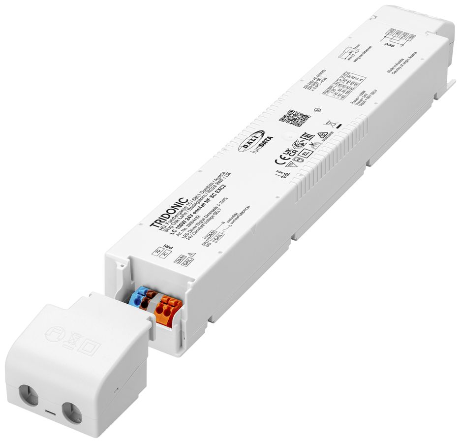 Alimentation LED Tridonic LC 10…100W 24V DALI DSI IP20 295×43×30mm