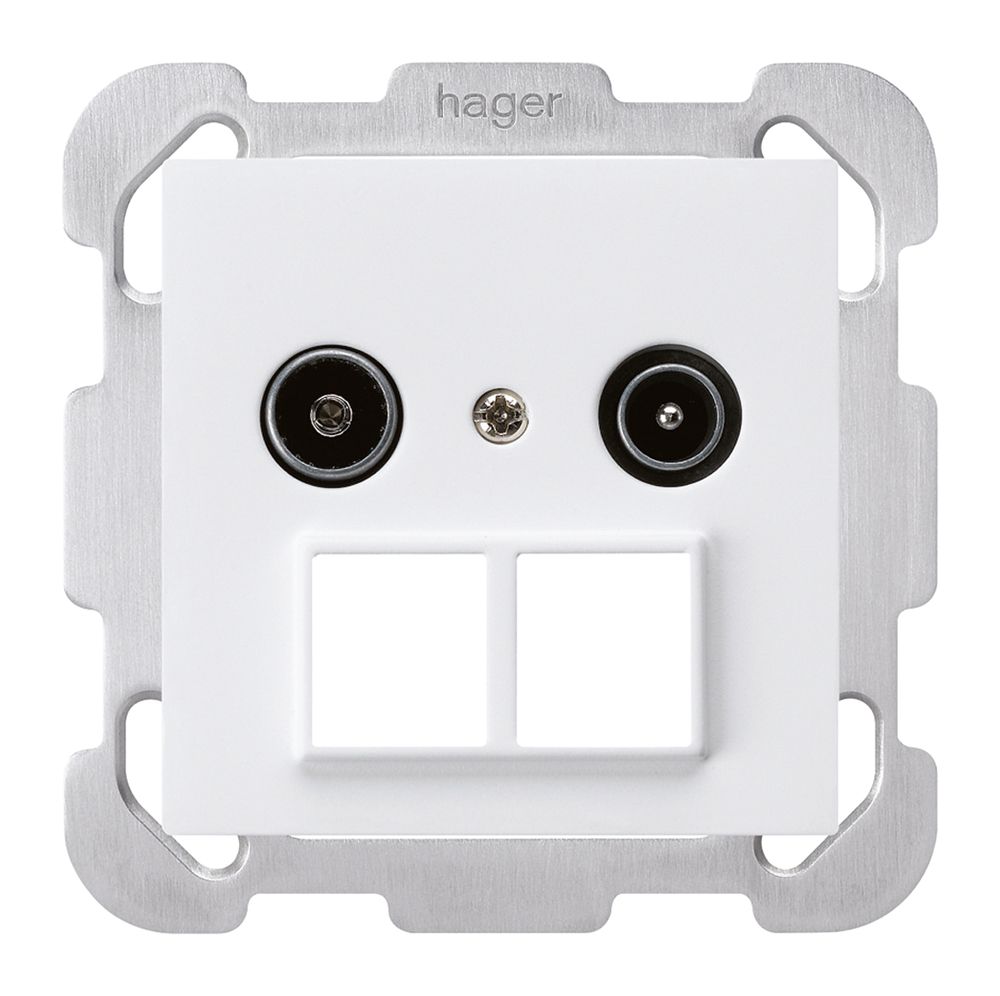 UP-Antennendose R/TV HMS kallysto B 19dB weiss