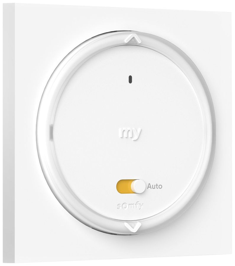 Wandsender Somfy Amy 1A/M Mode io 1-Kanal mit Rahmen weiss