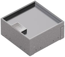 Bodendose Hager Q06 LE 3kN 200×205×15mm rostfreier Stahl 6×FLF