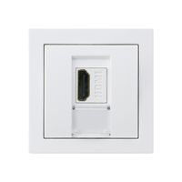 Anschlussdose kallysto A HDMI Durchgangsdose weiss