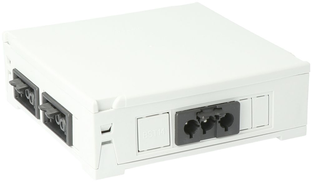 Boîtier AGRO, in: 3P no, out: 4×3P no, Wieland, gris