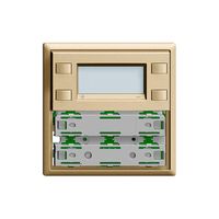 Plaque frontale RTH KNX 1…4×EDIZIOdue sand, avec LED RGB