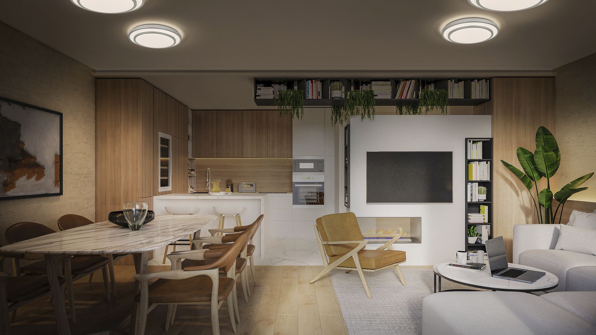 LED-Deckenleuchte LEDVANCE ORBIS BERLIN 36W 2450lm 3000K Ø492mm Silber