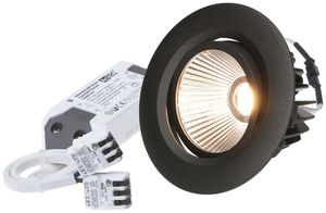 EB-LED-Spot AXO 10.5W 230V 960lm 930 Loch-Ø80mm schwarz matt 38°