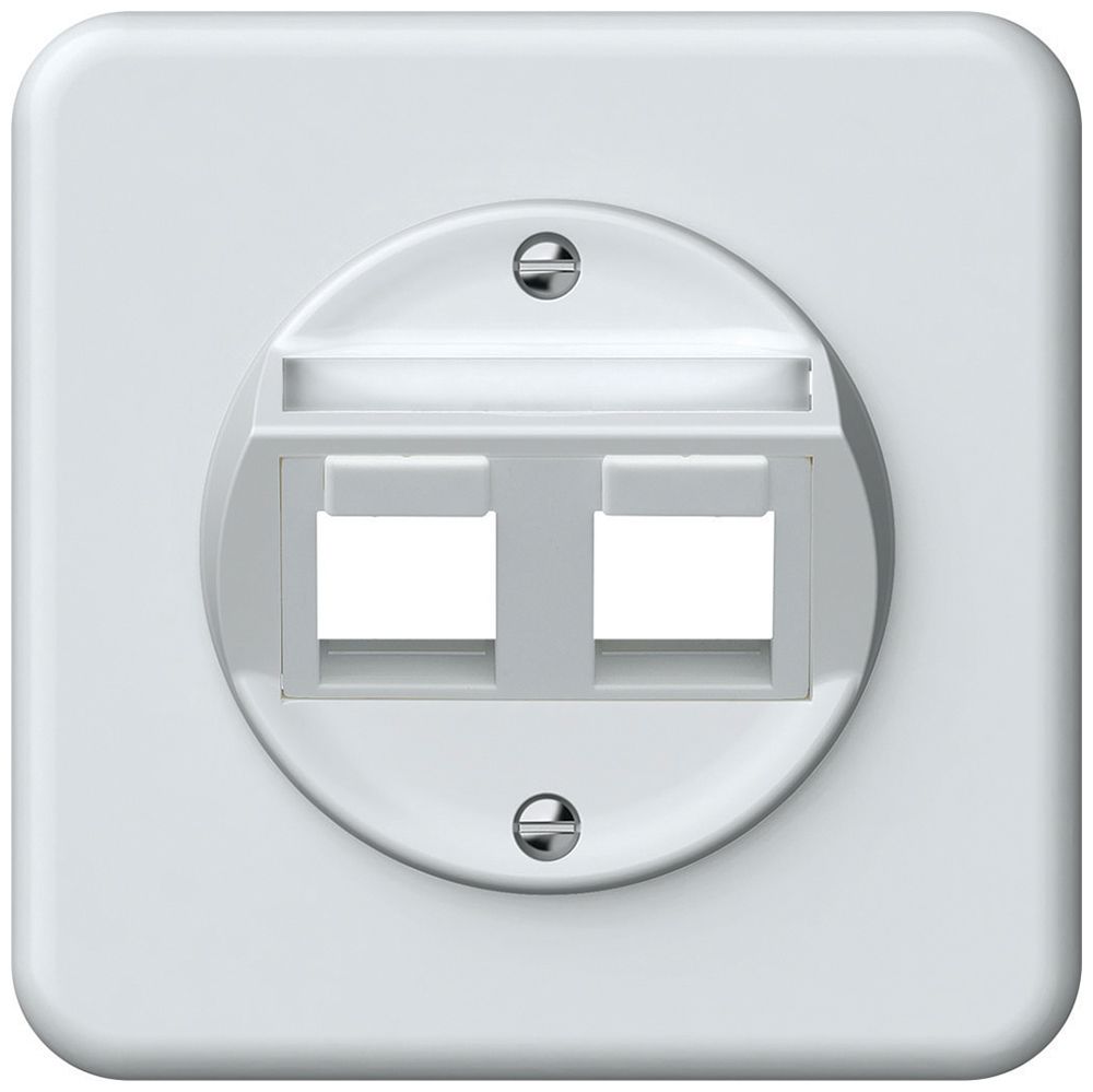 Kit di montaggio INC origin obliquo 2×Keystone 92×92mm bianco