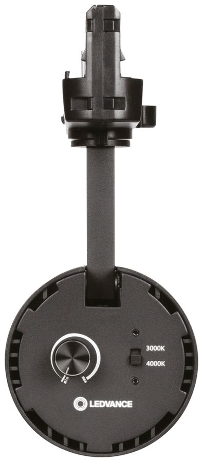 Spot LED LEDVANCE TRACKLIGHT 30W 2400lm 3000K 1-10V AD3PH Ø80×189mm noir