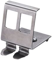 Hutschienen-Adapter ROLINE für 2 Keystone-Module Stahlblech